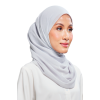 Kalsom Light Chiffon Scarf in Dawn Grey